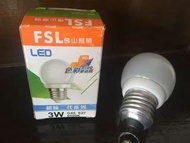 New LED Bulb - E27 3W 6500K (LED 燈泡)