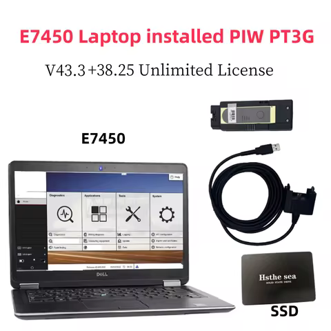 2025 new PIW PT3G VCI Tester III Diagnostic Tool Latest Software V43.3 Unlimited License with Dell E
