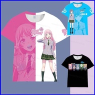 new5 BanG Dream! It's MyGO Anime Tshirt Short Sleeve Top For Kid Adult 3D Shirt Women Cosplay Fashion Tee Plus Size