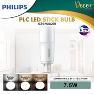 PHILIPS PLC STICK BULB G24 7.5W 9W PLC LED BULB (Daylight / Coolwhite / Warmwhite) Light Bulb Mentol