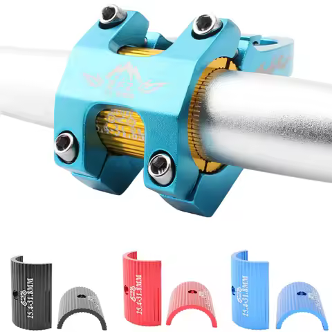 Bicycle Handlebar Conversion Sheet 25.4 Turn 31.8MM / 31.8 Turn 35MM Aluminum Alloy Stem Gasket For 