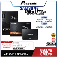 Samsung 870Evo 250GB / 500GB / 1TB / 2TB / 4TB 2.5" SATA V-NAND SSD (Upto 550MB/s Read & 520MB/s Wri