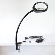 HD LED Clip-On Magnifying Glass with Light 10 Times 8 Times Elderly Reading Electronic Inspection Mo