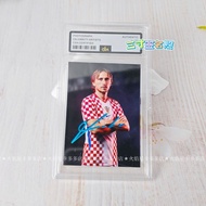 Football star Modric's autographed 3-inch promotio star Modric's autographed Photographed 10cm Promo
