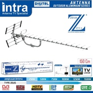 INTRA Antena TV Outdoor Digital INT ZEUS / Antena TV Digital Outdoor / Antena TV HD / Antena TV Luar / free Kabel 13M