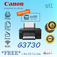 Canon PIXMA G3730 Compact Refillable Ink Tank All-In-One (Print/Copy/Scan+Wifi) Printer