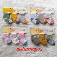 Winteku 3 Pairs Of Baby Socks 0-4 Months SNI Quality