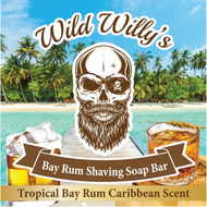 สบู่โกนหนวด Bay Rum Shaving Soap Bar - Wild Willy’s Soap Bars from Whitebeard