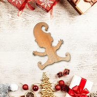 [tenlzsp0bc] Gnome Stencil Footprints Gnome Template Footprints Wooden Gnome Footprint Stencil