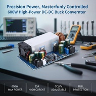 [Main] 600W 25A DC-DC Step-Down Converter Power Module 12V-75V to 5V 19V 21V 48V for Outdoor Mobile 
