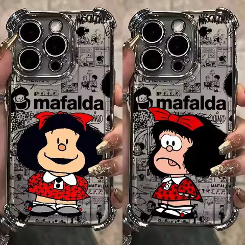 Mafaldas Plating Phone Case For Oppo Reno12 Reno11 Reno10 Reno8 Reno7 Reno6 Reno5 Z F T Pro Plus 4G 