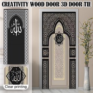 Mural Wall Decal Home Accessories, 3D Stickers Self-Adhesive Door, Home Decor Door 3D Sticker