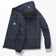 Not Adidas Men Jacket Waterproof Jacket korean jacket Outdoor Jacket Men Sweater long sleeve jacket jaket lelaki