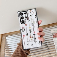【Flower】Casetify Fashion TPU Phone Case SoftPattern Case for Samsung s24ultra s24+ s24 s23ultra s23 s22+ s22ultra s21 21+ s21ultra s20 s20+ s20ultra Drop Resistant