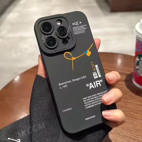 Hot SNEAKERS Sports Shoes AlR Phone Case For iPhone 15 14 11 Pro Max 12 13 Mini XS XR X 7 8 Plus Whi