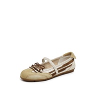 Staccato Womens Ballet Flat Court Shoes รองเท้าบัลเล่ต์ หัวกลม รองเท้าส้นตึก EG702