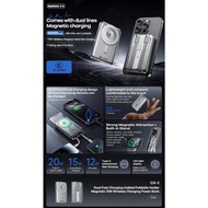 REMAX CX-2 10000mAh Power Bank 15W Wireless Charging Phone External Battery with Stand. REMAX CX2