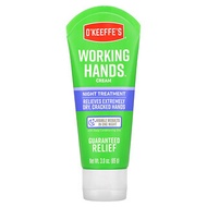 O'Keeffe's, Working Hands, Night Treatment, Hand Cream, 3 oz (85 g)