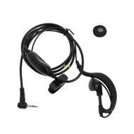 btsg Clip-Ear Headset 1 Pin 2.5mm Magnetic G Shape Earpiece Mic Two Way Radio Walkie Talkie for Moto