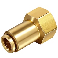 Threaded Brass Hex Long Shank Fittings, C36000 Brass Quick Connectors for Truck, Trailer, and Indust