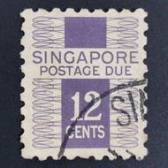 Special Price-1968 Stamp Singapore-Used Stamp-12 Cents & 20 Cents Postage Due Stamps