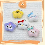 Cute kuro mi me l0dy labubiu star teddy bear keychain with many cute mini models