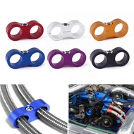 【LOVEY HOT】Hose separator clamp fuel line suitable for hole mounting clamp aluminum AN8