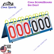 Cima 6 Digit Flip Scoreboard – Multi Sports Manual Scoreboard