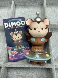 ⭐️💢 現貨 絕版 -實物如圖💢⭐️ pop mart popmart 泡泡瑪特 Dimoo world 太空旅行系列 space travel series - UFO boy 飛碟男孩 默認微瑕