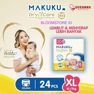 Makuku Air Diaper Diapers Size Size Type Type Diaper Pants Pant Pants Baby Baby XL24 XL Contents 24Pcs Pc 24Pcs Pack Dry Care Drycare Extra Dry Yellow Pampers Pempes Pempers