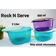 Tupperware Rock N Serve Crystal Bowl
