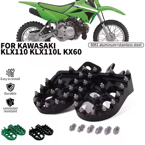 Motorcycle Accessories Pedal Footrest Foot rests Foot Pegs Footpeg For kawasaki KLX110 KLX 110 KLX11