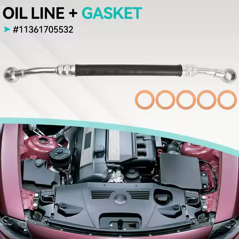CYLINDER HEAD VANOS OIL SUPPLY LINE PIPE WITH SEAL Fit for BMW E46 E39 E53 E85 325Ci 530i M3 X3 X5 Z