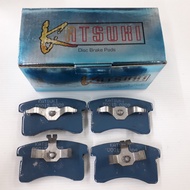 (KATSUKI D0015) (Front) Brake Pad for Daihatsu Mira L2 LS2 660 Turbo 4pcs set