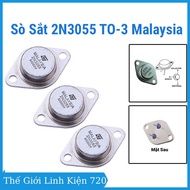 Sò sắt 2N3055 TO-3 Malaysia transistor NPN 100V 15A hàng xịn