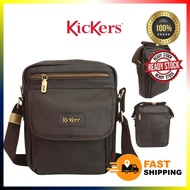 KICKERS ORIGINAL COW LEATHER SLING BAG CROSSBODY BEG LELAKI KULIT ORIGINAL LEMBU ASLI BEG SILANG BRA