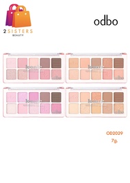 (OD2029) 7g. ODBO ICONIC EYESHADOW PALETTE โอดีบีโอ พาเลทตาอายแชโดว์ 10 เฉดสี