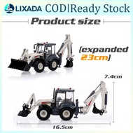 LIXADA Alloy Diecast Excavator 1:50 4 Wheel Shovel Loader Two-way Forklift Bulldozer Backhoe Loader 