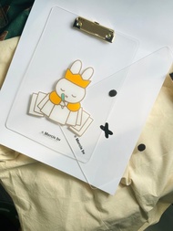 【Pinkoi x miffy】2024米飛兔 Miffy文具系列 A4板夾文件夾 作家