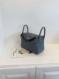 Hermes Lindy 30 風暴藍銀扣