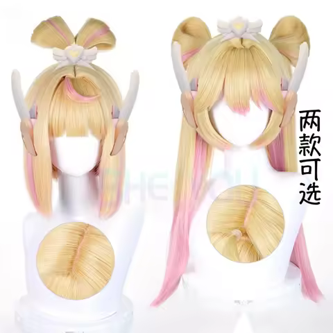 Juno Cosplay New Magical Girl OW Wigs Halloween Party Sweet Lolita Prop Wig for Women Juno Uniform