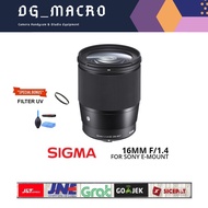 Sigma 16mm f/1.4 DC DN Contemporary for Sony E-Mount