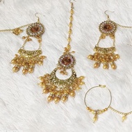 SIMPLE INDIAN ACCESSORIES 1 SET HAND MADE INDIAN JEWELRY SET INDIAN NECKLACE SET