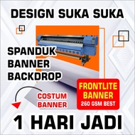 Custom Banner Flexy 260 GSM Best High Resolution