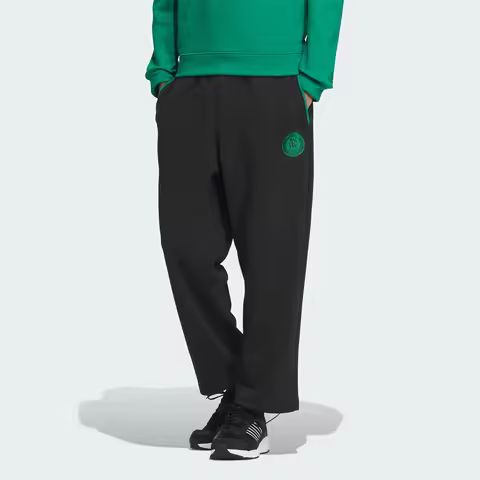 Adidas Official Genuine 2024 New Men's Knit Loose Casual Sports Pants JD1594