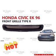Honda Civic EK96 FRONT GRILE // (96-98) Grill EK9 ABS Front Hood Grill Grille Honda Civic EK BLACK B