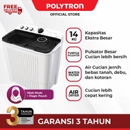 POLYTRON Mesin cuci  Primadona Giant 2 tabung 14 Kg PWM 1403X