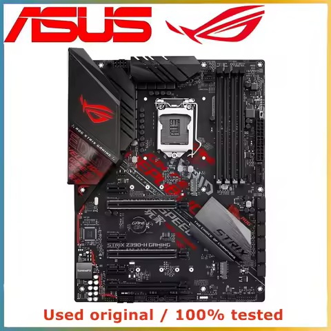 For ASUS ROG Strix Z390-H Gaming Z390 Motherboard LGA1151 ATX DDR4 DP HDMI M.2