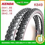 【READY STOCK】1PC Kenda mountain bike tires k849 steel wire tyre 24/26 inch 24 * 1.95 26 * 1.95 2.1 b