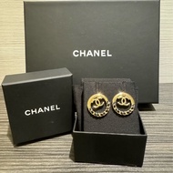 🧧母親節特惠 Chanel 22P 皮穿鏈耳環 全新附防塵袋&amp;盒子